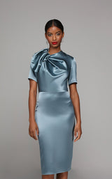 3 of 6 Alyce 70009 Dress Grey-Mist