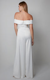 3 of 3 Alyce 70012 Jumpsuit Diamond-White