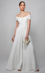 3 of 4 Alyce 70013 Jumpsuit Ivory