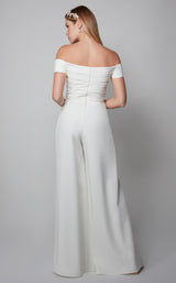 4 of 4 Alyce 70014 Jumpsuit Ivory