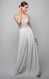 2 of 6 Alyce 70017 Jumpsuit Ivory