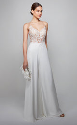 3 of 6 Alyce 70017 Jumpsuit Ivory