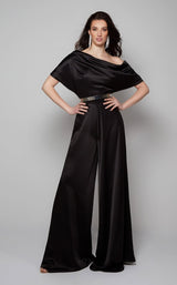 7 of 10 Alyce 70019 Jumpsuit Black