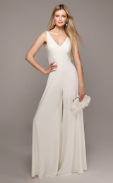 3 of 6 Alyce 70021 Jumpsuit Ivory