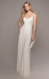 5 of 6 Alyce 70022 Jumpsuit Ivory