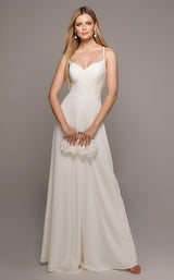4 of 6 Alyce 70022 Jumpsuit Ivory