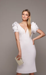 2 of 5 Alyce 70024 Dress Diamond-White