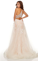 4 of 8 Rachel Allan 70026 Dress Pink-Iridescent