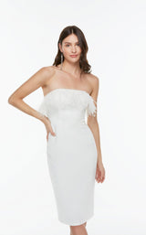 2 of 5 Alyce 70028 Dress Ivory