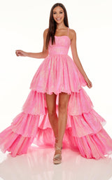 Rachel Allan 70032 Dress Pink-Iridescent