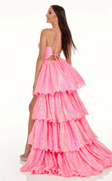 Rachel Allan 70032 Dress Pink-Iridescent