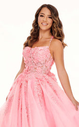 5 of 8 Rachel Allan 70036 Dress Pink