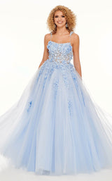 2 of 8 Rachel Allan 70036 Dress Powder-Blue