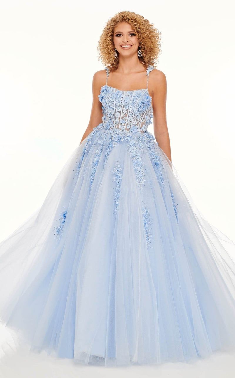 Rachel Allan 70036 Dress Powder-Blue