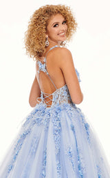 8 of 8 Rachel Allan 70036 Dress Powder-Blue