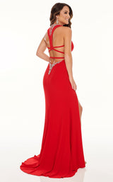 4 of 8 Rachel Allan 70042 Dress Red