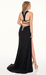 3 of 8 Rachel Allan 70042 Dress Black