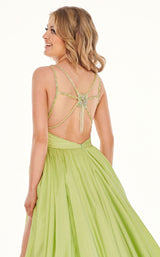 8 of 8 Rachel Allan 70050 Dress Soft-Lime