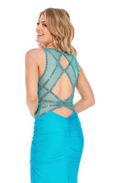 Rachel Allan 70051 Dress Neon-Turquoise