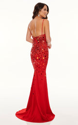 3 of 8 Rachel Allan 70055 Dress Red