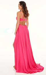 4 of 12 Rachel Allan 70056 Dress Fuchsia