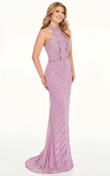 2 of 8 Rachel Allan 70057 Dress Lilac-Silver