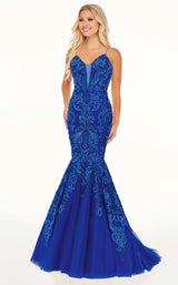 1 of 4 Rachel Allan 70064 Dress Royal