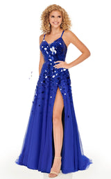 2 of 8 Rachel Allan 70072 Dress Royal