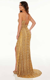 3 of 8 Rachel Allan 70082 Dress Gold