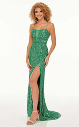 2 of 8 Rachel Allan 70082 Dress Jade