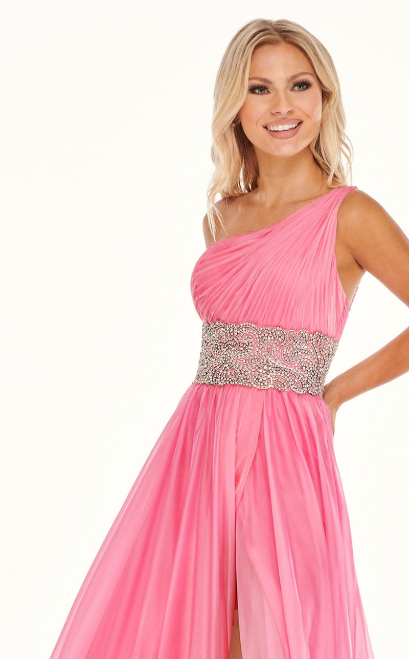 Rachel Allan 70086 Dress Bright-Pink