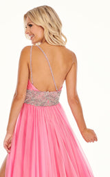 7 of 8 Rachel Allan 70086 Dress Bright-Pink