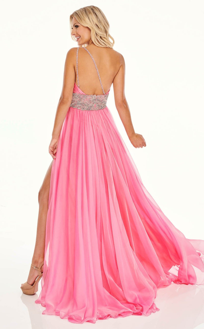 Rachel Allan 70086 Dress Bright-Pink