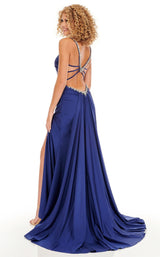 3 of 8 Rachel Allan 70093 Dress Navy