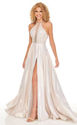 2 of 8 Rachel Allan 70098 Dress Soft-Gold