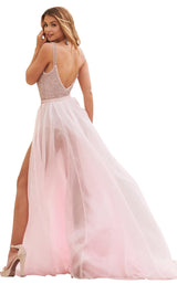 3 of 8 Rachel Allan 7011 Dress Blush