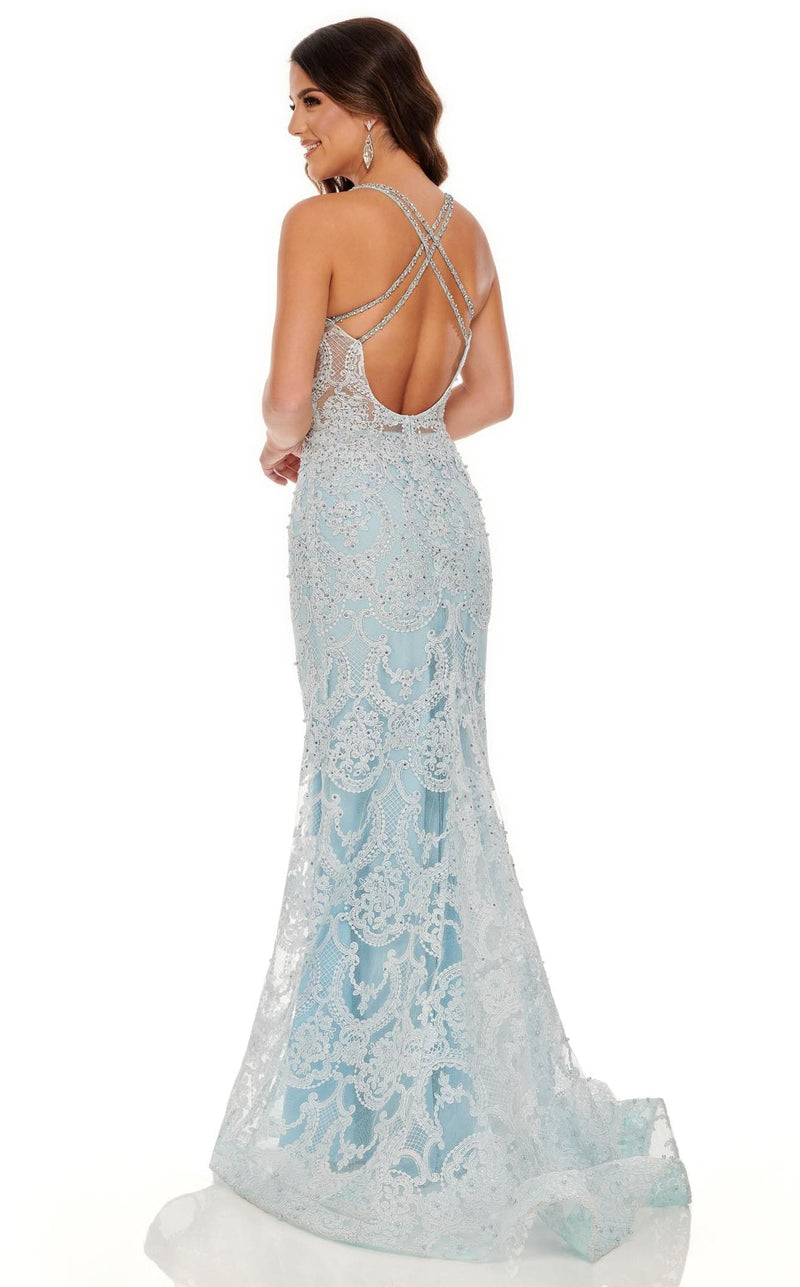 Rachel Allan 70112 Dress Powder-Blue