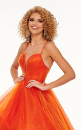 6 of 8 Rachel Allan 70115 Dress Tangerine