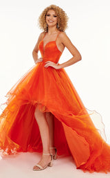 2 of 8 Rachel Allan 70115 Dress Tangerine