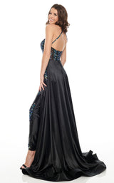 3 of 8 Rachel Allan 7012 Jumpsuit Black