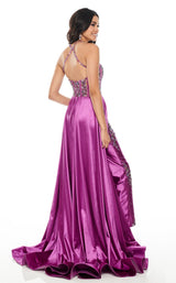 4 of 8 Rachel Allan 7012 Jumpsuit Violet