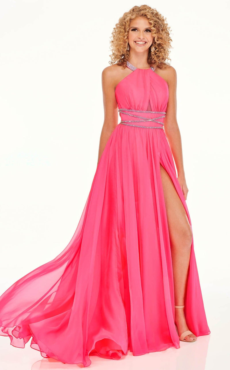 Rachel Allan 70125 Dress Neon-Pink