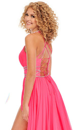 11 of 12 Rachel Allan 70125 Dress Neon-Pink