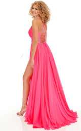 5 of 12 Rachel Allan 70125 Dress Neon-Pink