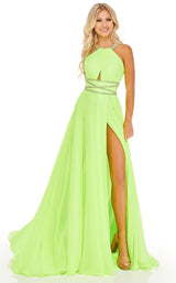 Rachel Allan 70125 Dress Neon-Green