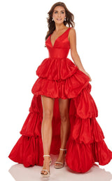 1 of 8 Rachel Allan 70127 Dress Red