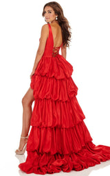 3 of 8 Rachel Allan 70127 Dress Red