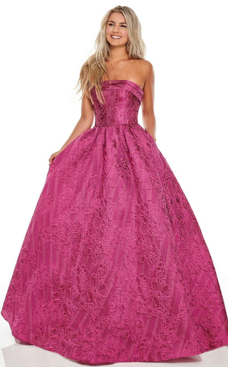 Rachel Allan 7013 Dress Fuchsia