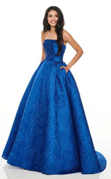 2 of 12 Rachel Allan 7013 Dress Royal