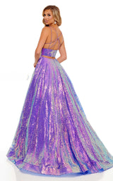 Rachel Allan 70130 Dress Purple